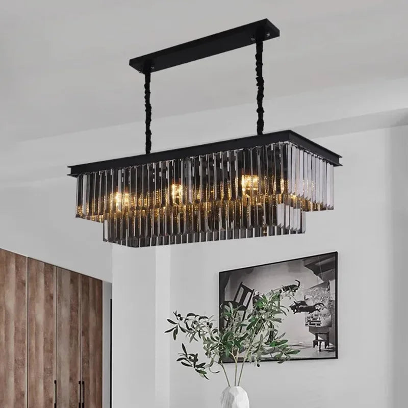 Designer Engineering Creative American Model Room Crystal Chandelier