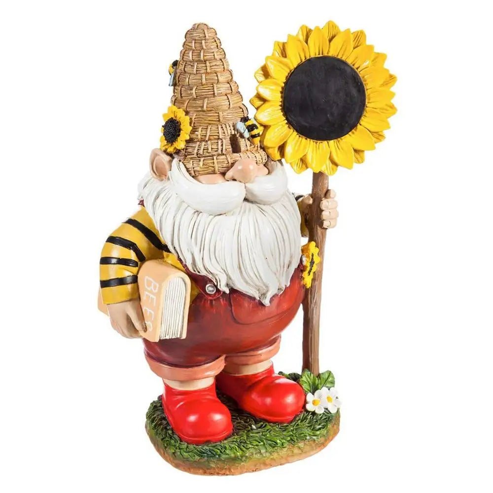 Funny Resin Garden Gnome Statue Cartoon Naughty Dwarfs Figurines Small Sculptures Creative Decoration For Lawn Garden