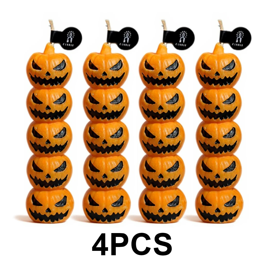 Halloween Aromatherapy Candle Set: Skull+Pumpkin+Bone Fingers   Horror Home Decoration Set  Limited Edition Gift