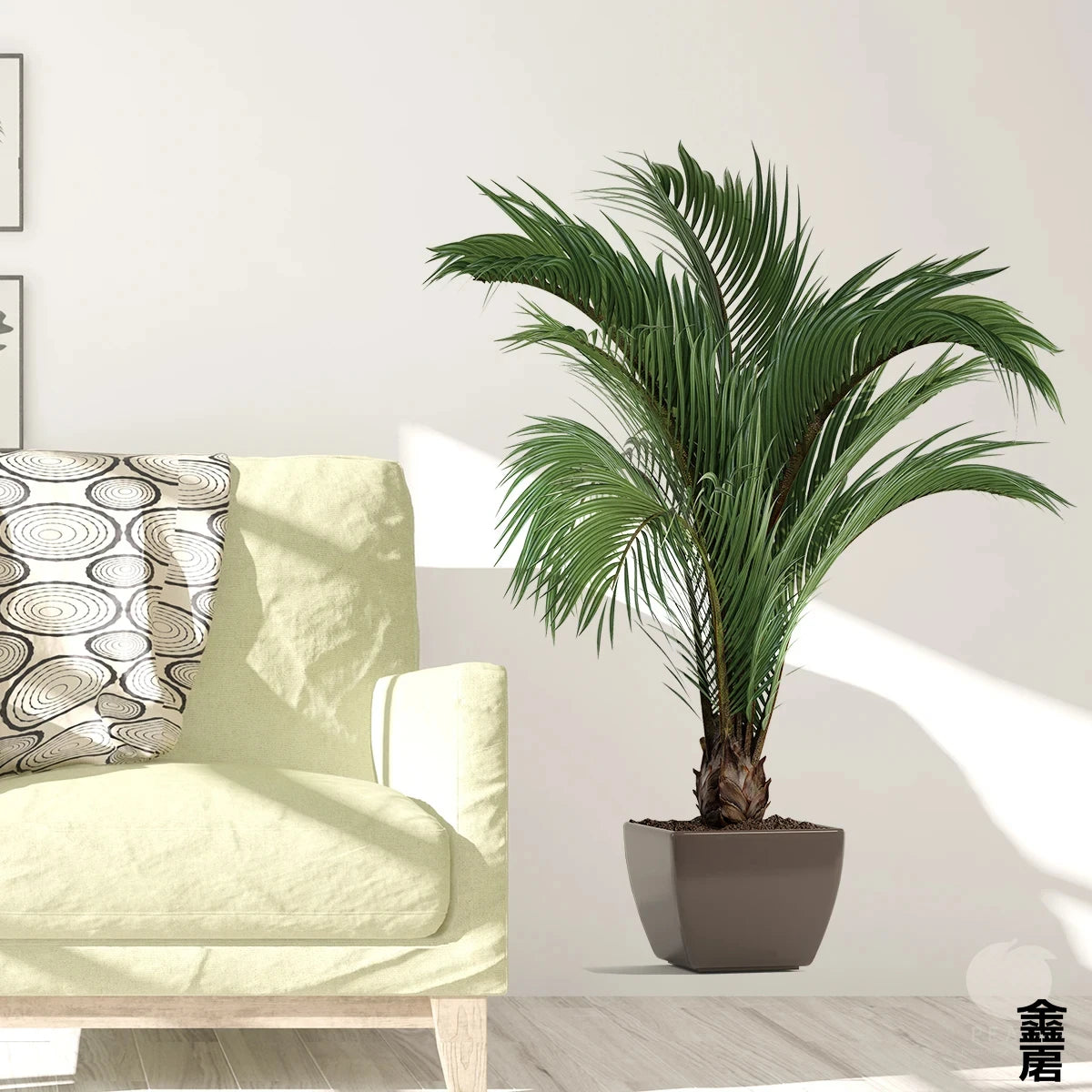 Simulation of Green Plants Potted Art Wall Stickers for Bedroom Living Room office Decoration Wall Decal
