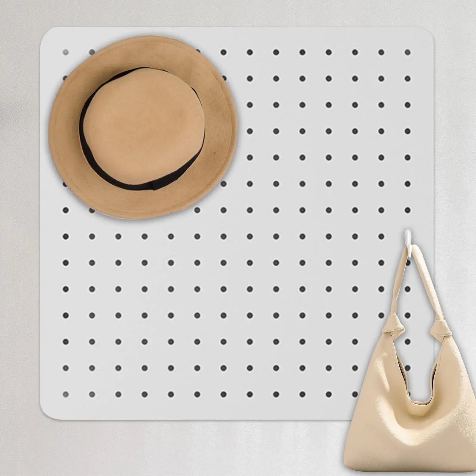 Wall Pegboard Peg Board Storage For Organizer Desk Space-Saving Storage Panels Desktop Organization For Living Room Craft Room