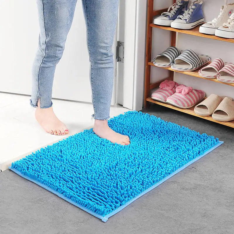 Bathroom mat Cheap chenille absorbent carpet bathroom bathtub room living room door bathroom absorbent pad