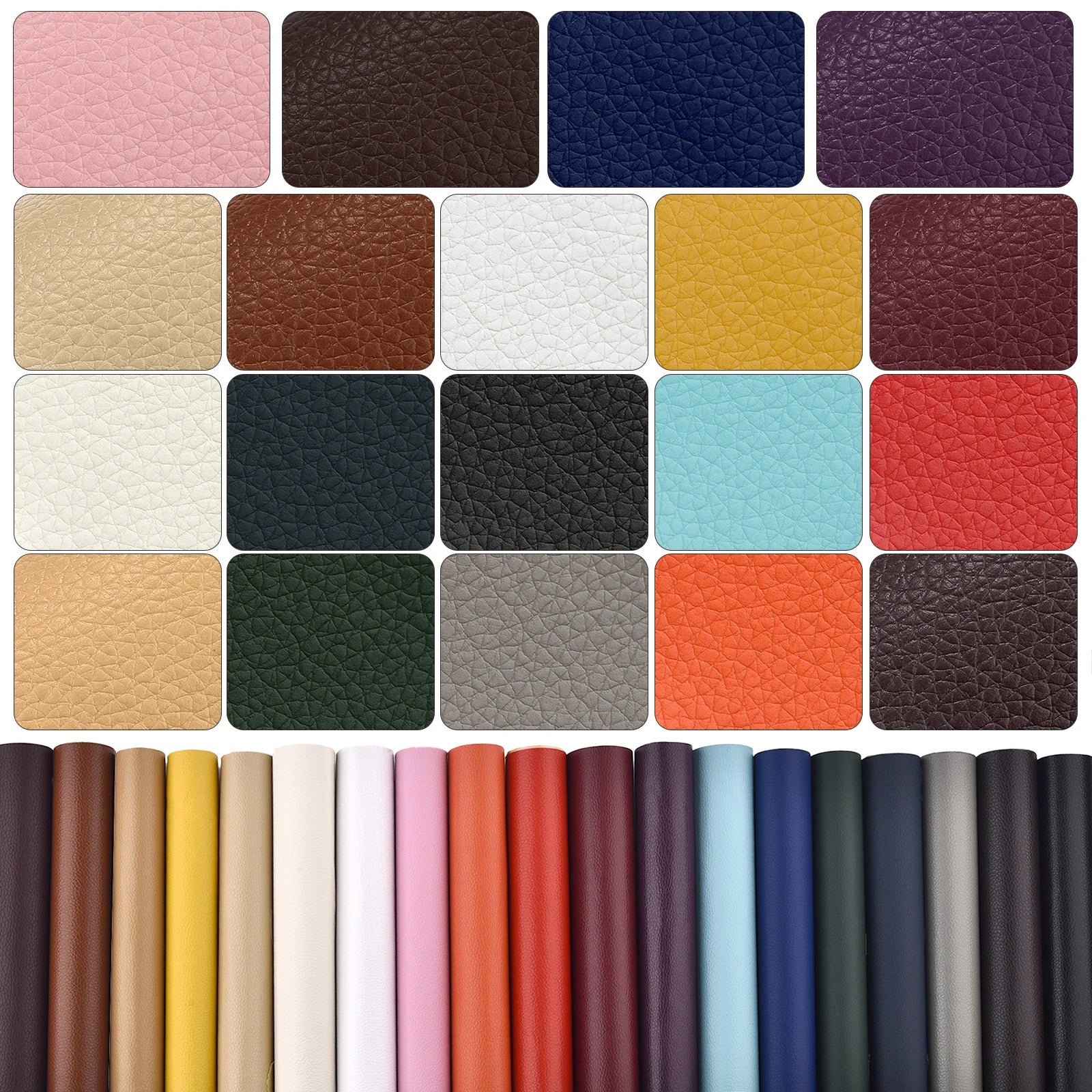 Self Adhesive Leather for Sofa Repair Patch Furniture Table Chair Sticker Seat Bag Shoe Bed Fix Mend PU Artificial Leather Skin