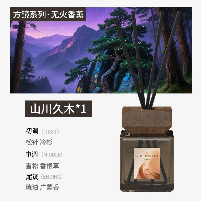 200ml Reed Diffuser Oil Set Aromatherapy Oil with Rattan Sticks Fragrance Room Air Freshener Home Decor Long-Lasting Scent