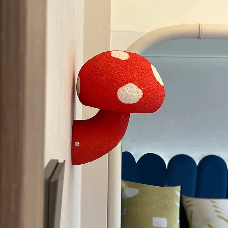 Nordic Mushroom Resin Wall Lamp Creativity Wabi Sabi Wall light for Living Room Bedroom Home Decor Led Bedside Lamp