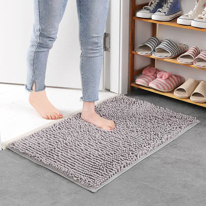 Bathroom mat Cheap chenille absorbent carpet bathroom bathtub room living room door bathroom absorbent pad