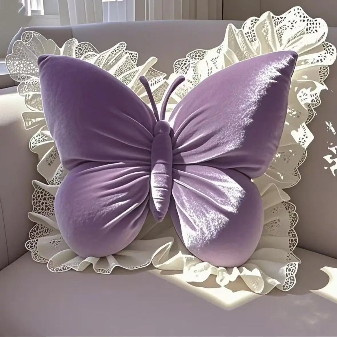 Princess Butterfly Office Pillow Living Room Bow Bedroom Car Sofa Cushion Home New Pillow Room