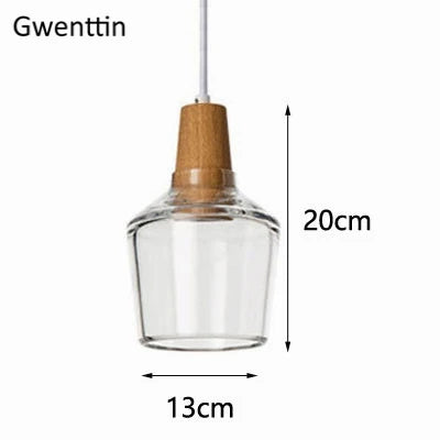 Nordic Glass Pendant Lights Modern Hanging Lamp Restaurant Lamps Loft Bar for Living Room Indoor Decor Lighting Fixture