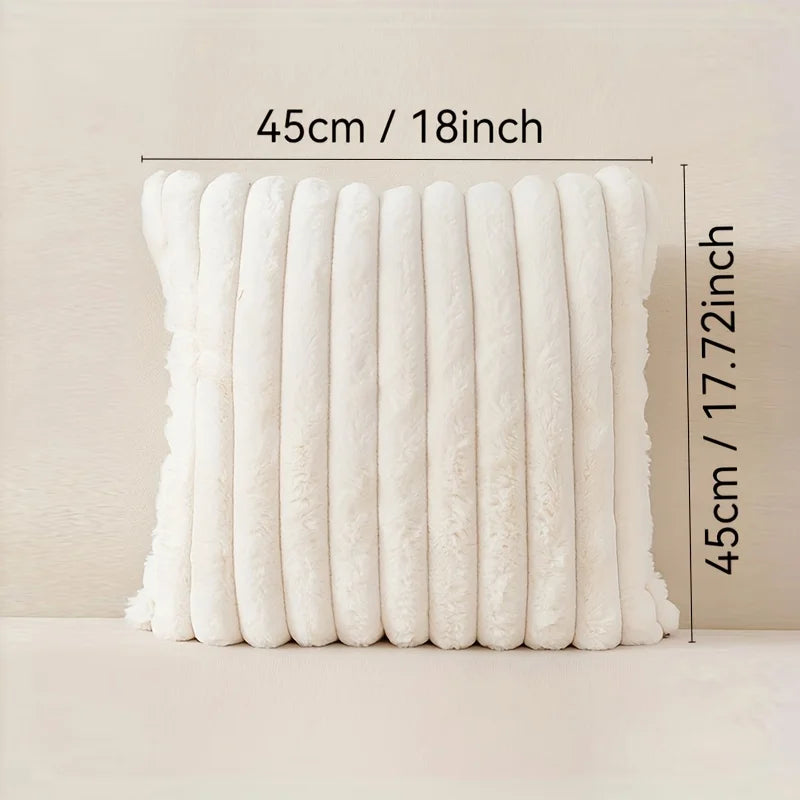 1pc Stripe Corduroy Pillow Case,Creative Home Fabric PillowCushion For Sofa Bedroom Car, Home Decoration Home Decor Room Decor