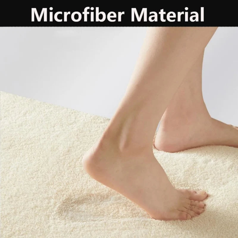 Vikama Halloween Shaped Imitation Cashmere Floor Mats Absorbent Bathroom Horror Entrance Door Mat Home Decoration