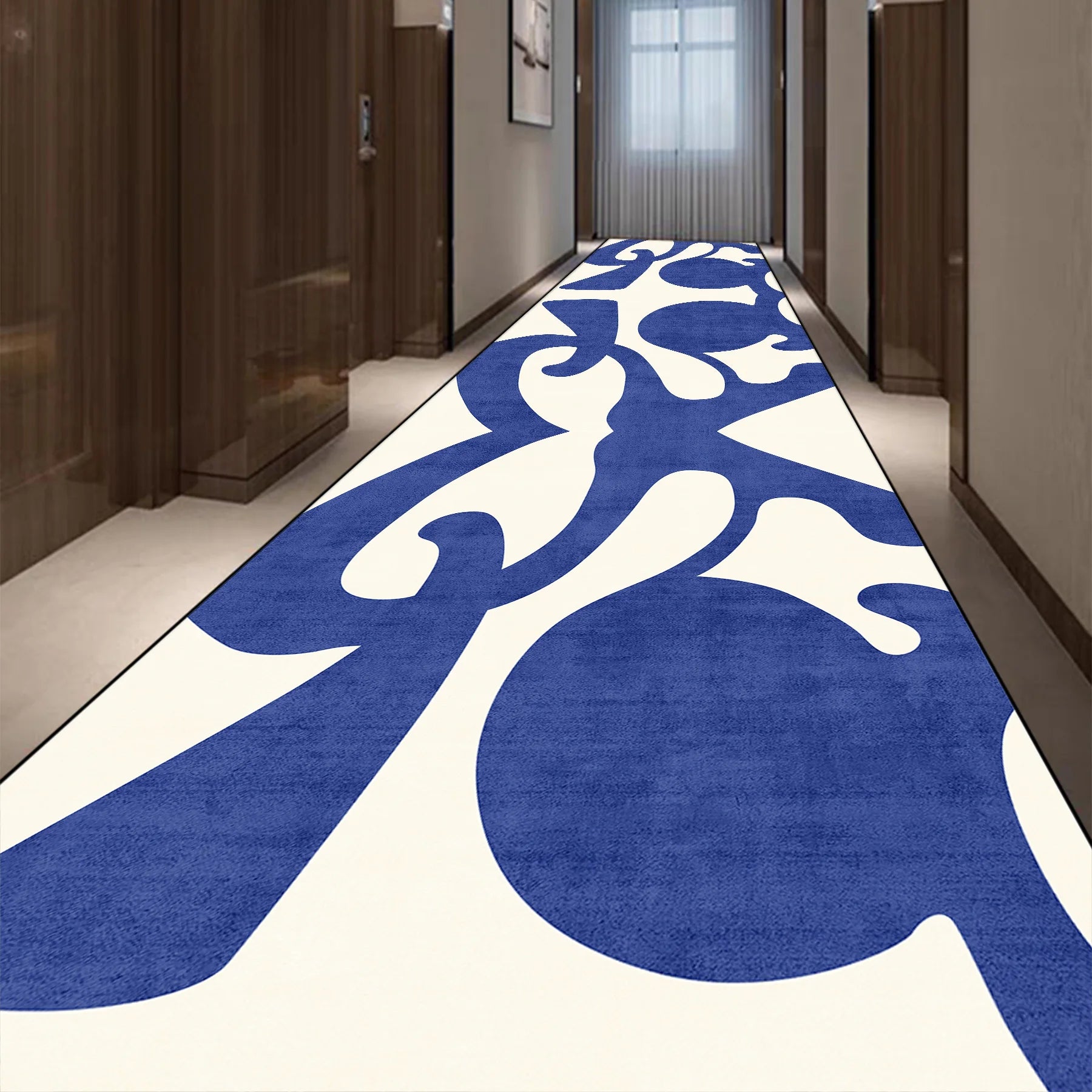 Light Luxury Long Corridor Carpet Runner Washable Hallway Area Rugs Hotel Porch Entry Doormat Non-slip Stairway Floor Mats Ковер