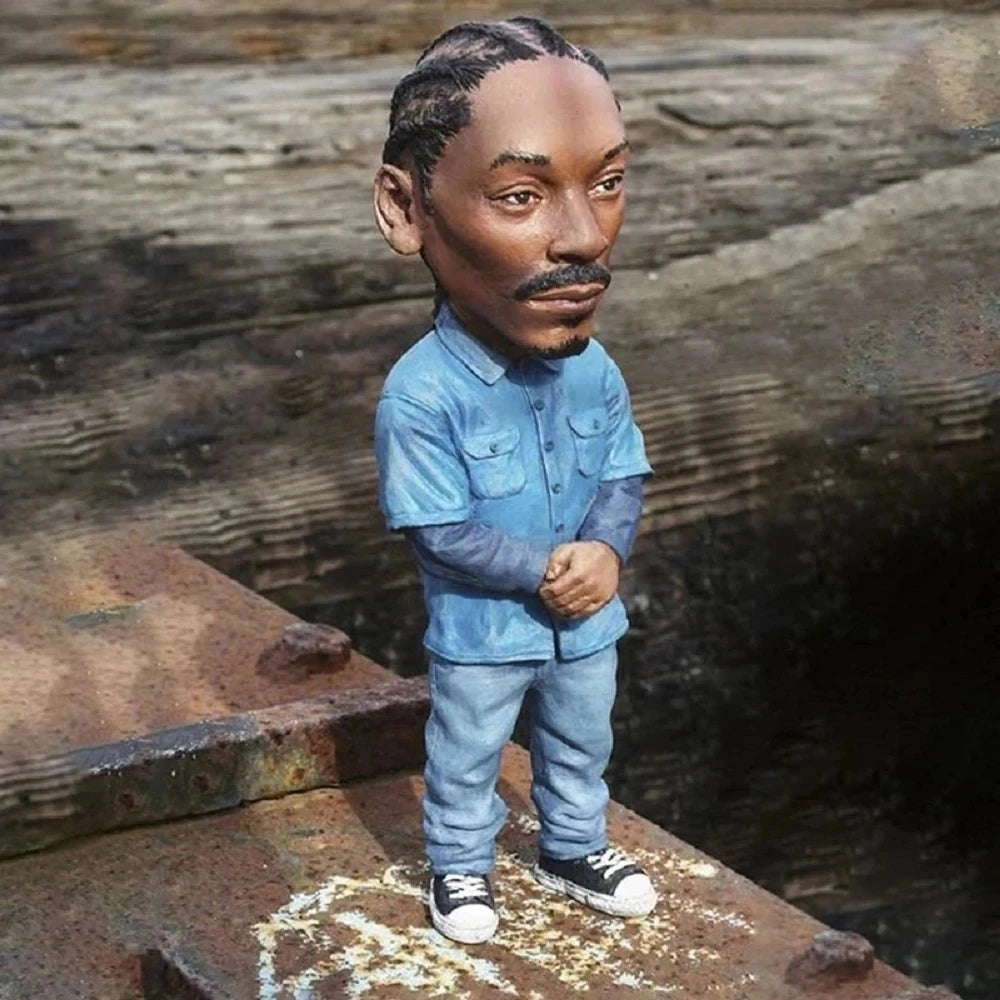 1 Pcs Hip Hop Legend Commemorative Resin Ornaments Home Decoration Memorial Statue Crafts Characters Sculptures and Figurines