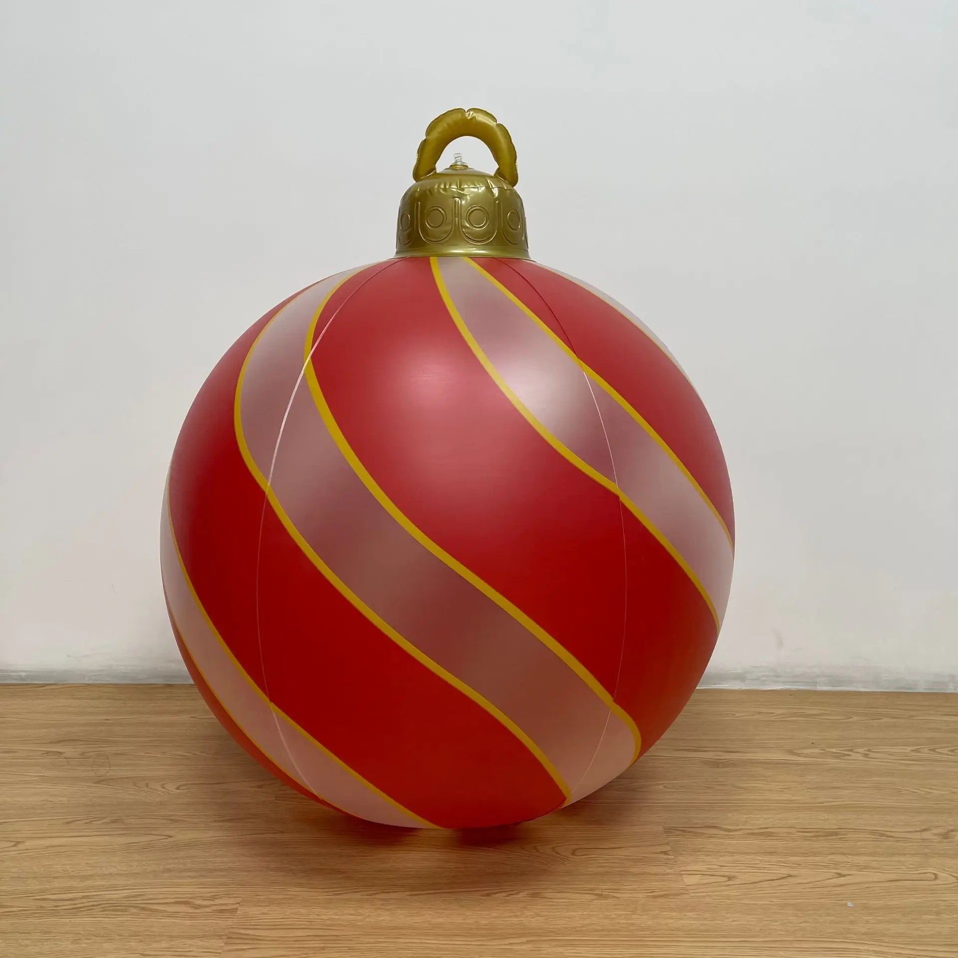 Durable Inflatable Christmas Ball Large Outdoor Holiday Decoration Festive Blow Up Ornament For Christmas Party Yard Event Setup