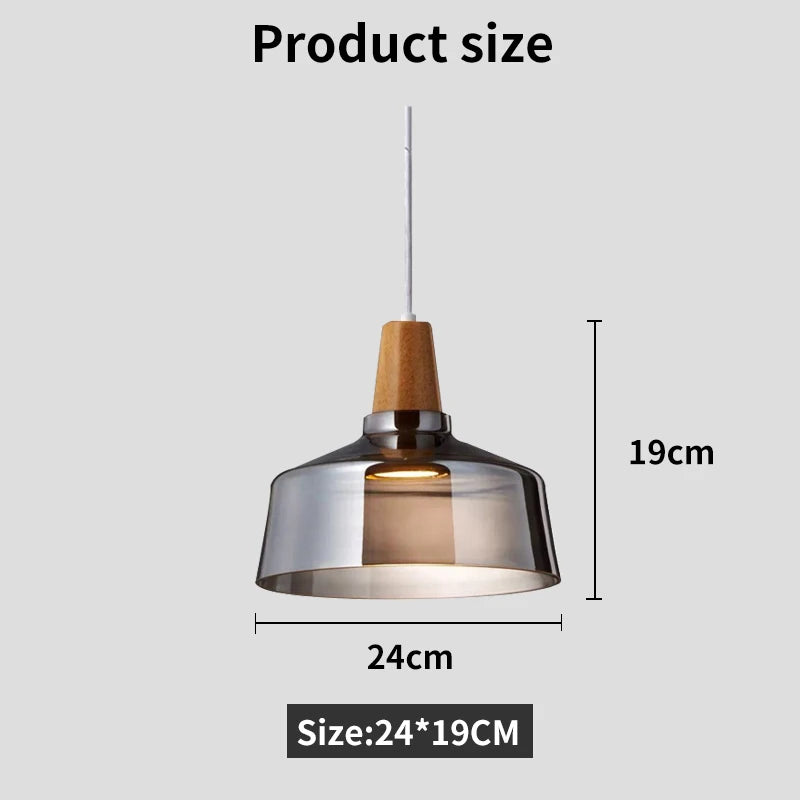 Nordic Glass Pendant Lights Modern Hanging Lamp Restaurant Lamps Loft Bar for Living Room Indoor Decor Lighting Fixture