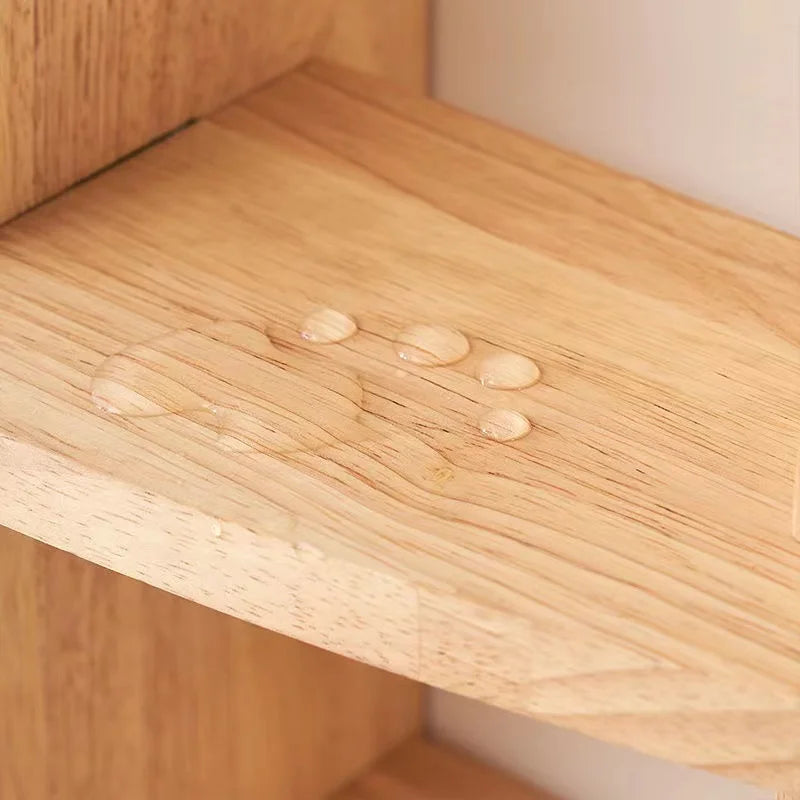 Retro Wooden Wall Hanging Shelf, Display Stand, Teaware Organization, Home Decoration, Background, Storage