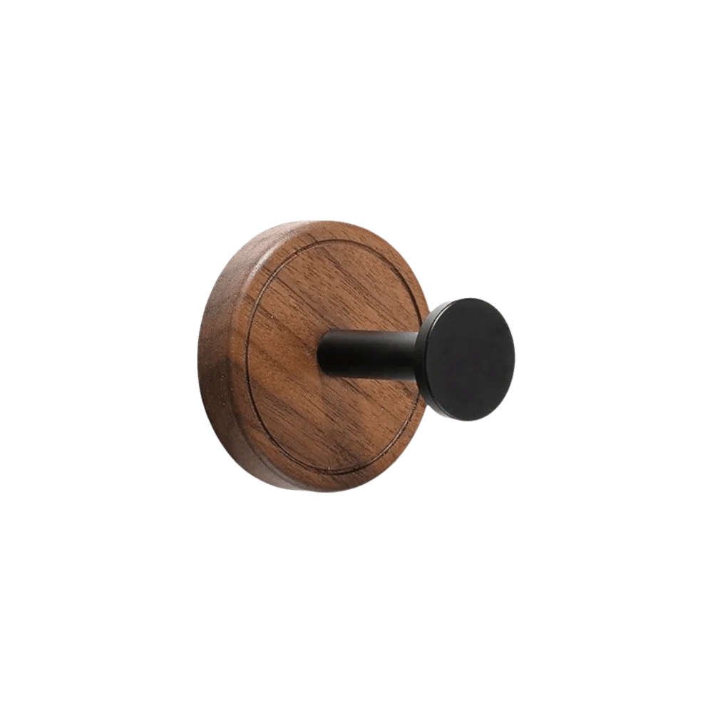 No Drilling Suction Cup Hook Self-Adhesive Solid Wood Wood Hook Heavy Duty Reusable Wall Mount Hook Kitchen Organization