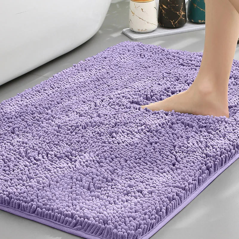 Bathroom mat Cheap chenille absorbent carpet bathroom bathtub room living room door bathroom absorbent pad
