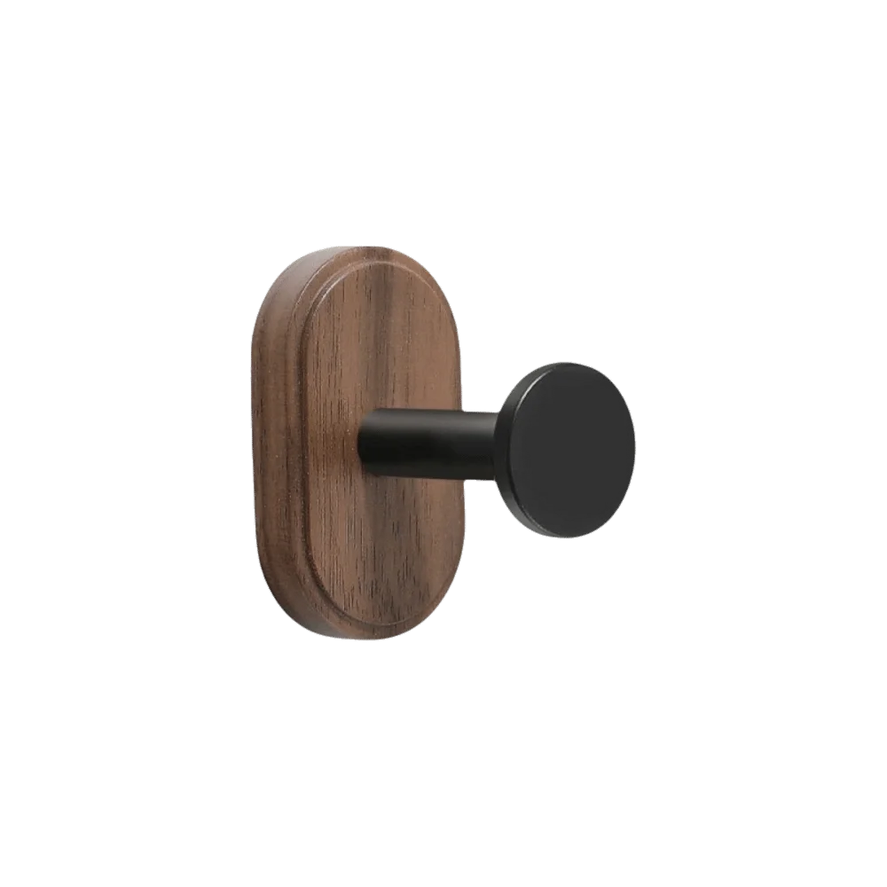 No Drilling Suction Cup Hook Self-Adhesive Solid Wood Wood Hook Heavy Duty Reusable Wall Mount Hook Kitchen Organization