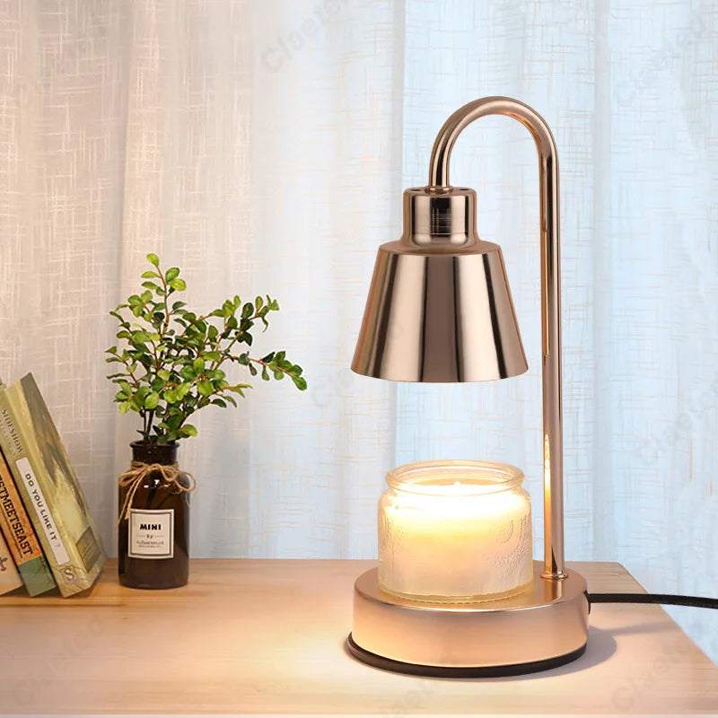 Retro Electric Candle Melting Lamp with Dimming Switch