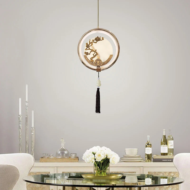 Lighting restaurant chandelier fishing line lamp