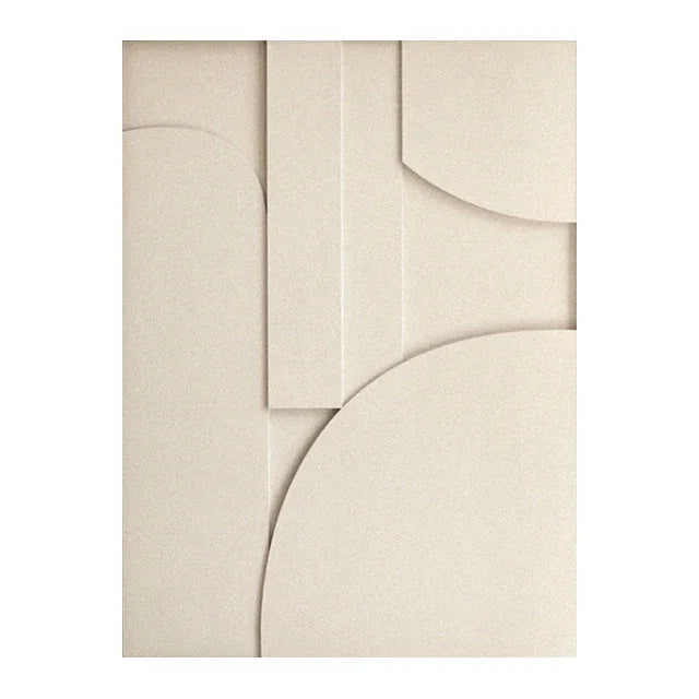 Nordic 3D Effect Geometric Canvas Painting Wall Art Abstract Minimalist Lines Art Poster Prints For Living Room Home Decor Mural