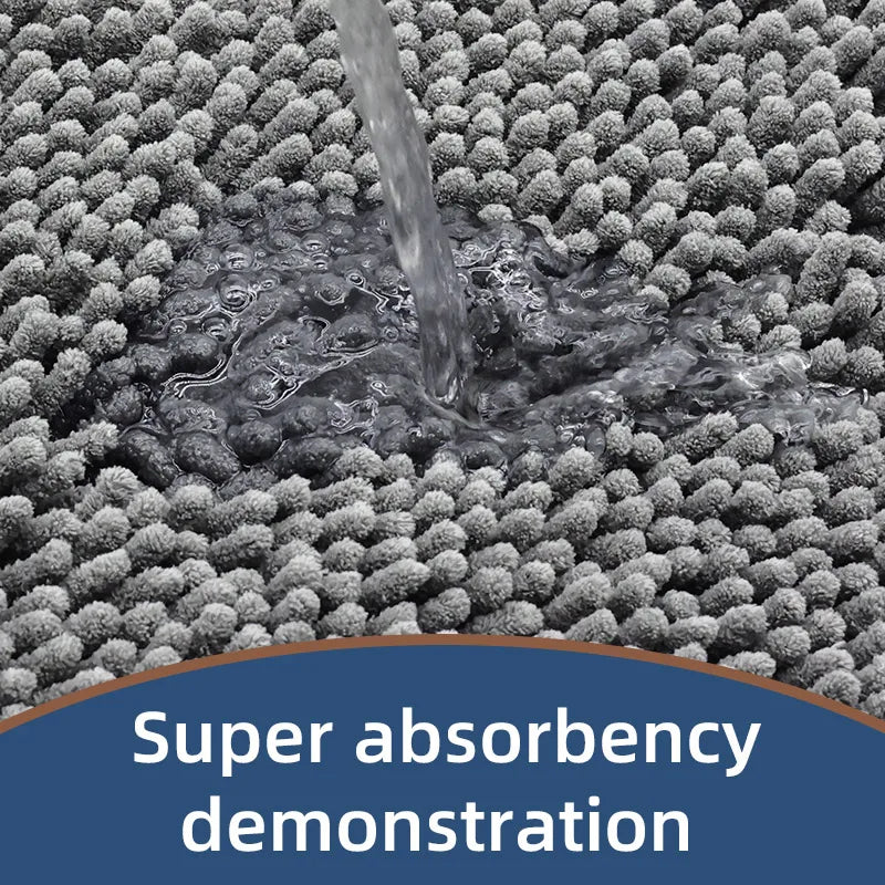 Bathroom mat Cheap chenille absorbent carpet bathroom bathtub room living room door bathroom absorbent pad