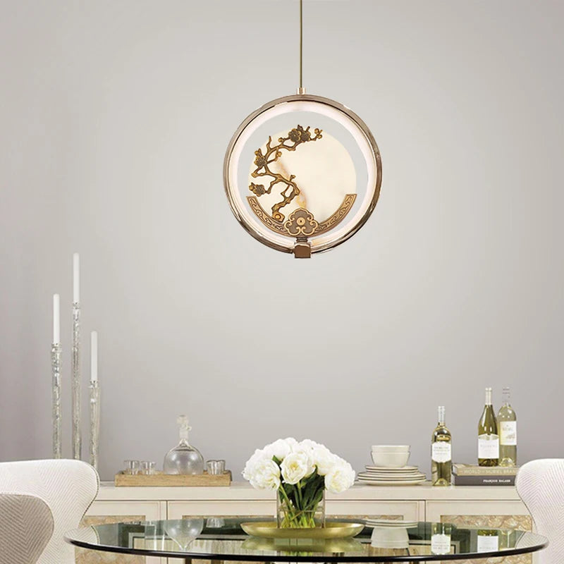 Lighting restaurant chandelier fishing line lamp