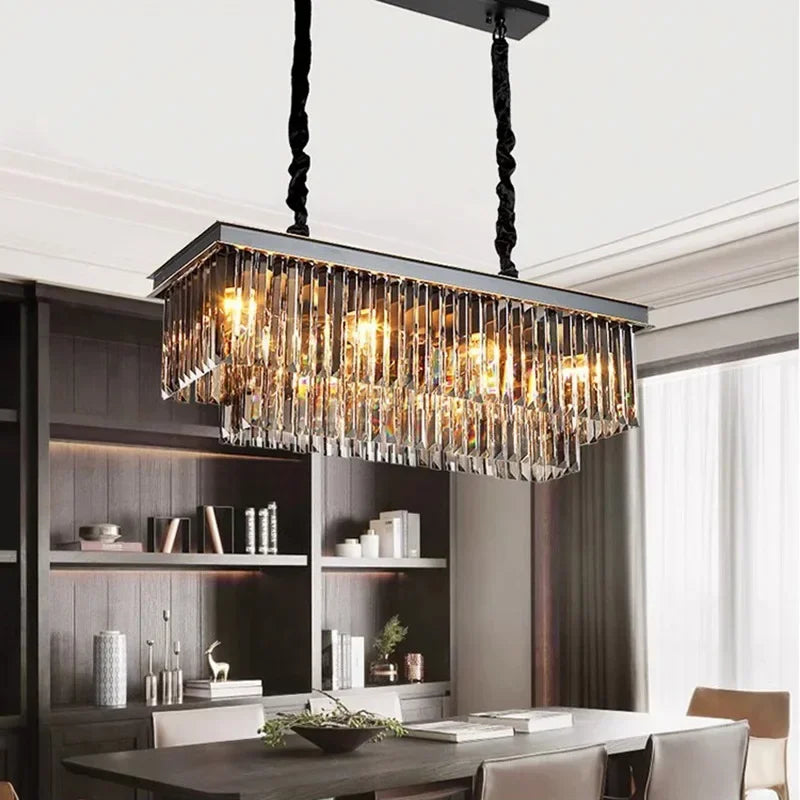 Designer Engineering Creative American Model Room Crystal Chandelier