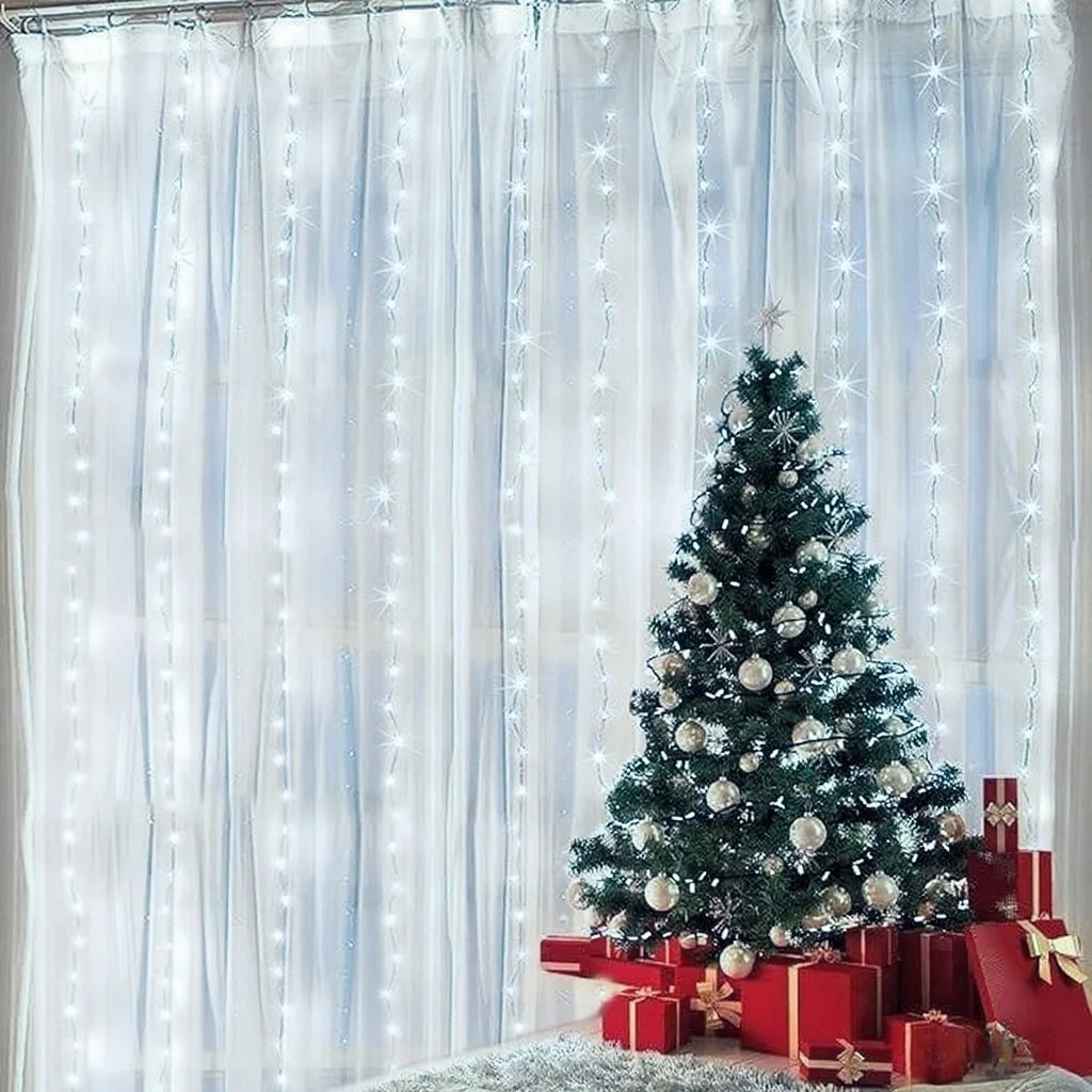 Remote Curtain Fairy Lights 3/4/6M LED 8 Modes Window USB Power String Lights Festoon Party Xmas New Year Christmas Light Decor