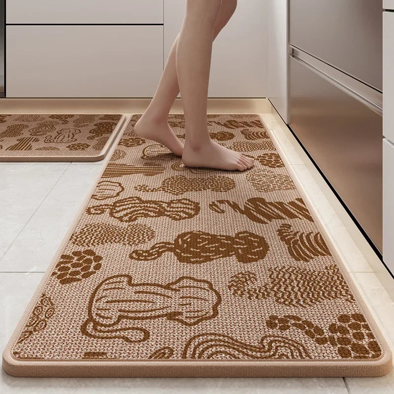 Premium Non-Slip Kitchen Rug – Super Absorbent & Stain-Resistant, Floor Mat with Rubber Backing, Long Runner for Sink/Stove Area