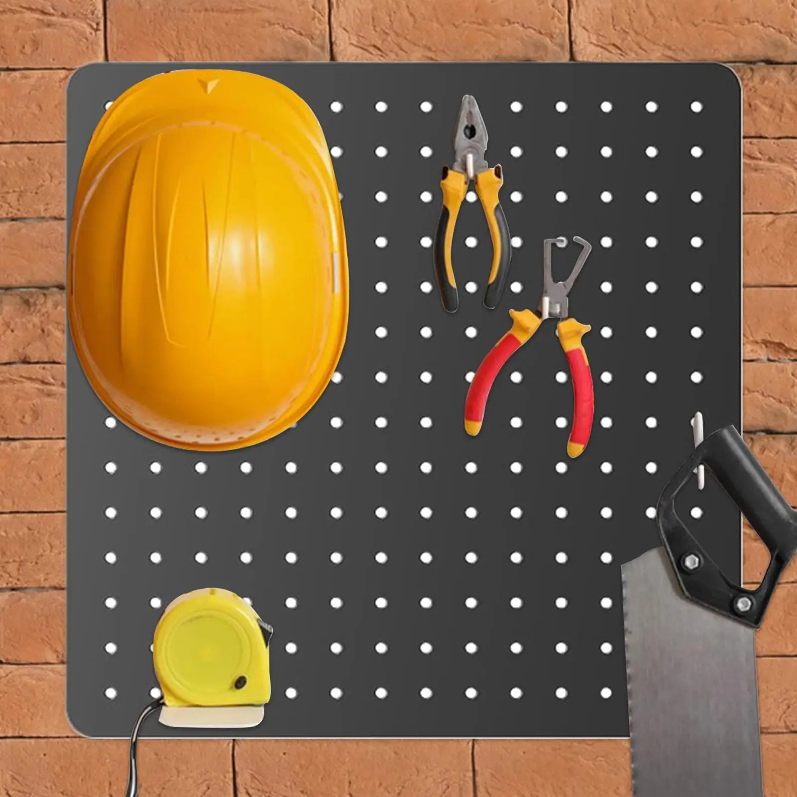 Wall Pegboard Peg Board Storage For Organizer Desk Space-Saving Storage Panels Desktop Organization For Living Room Craft Room