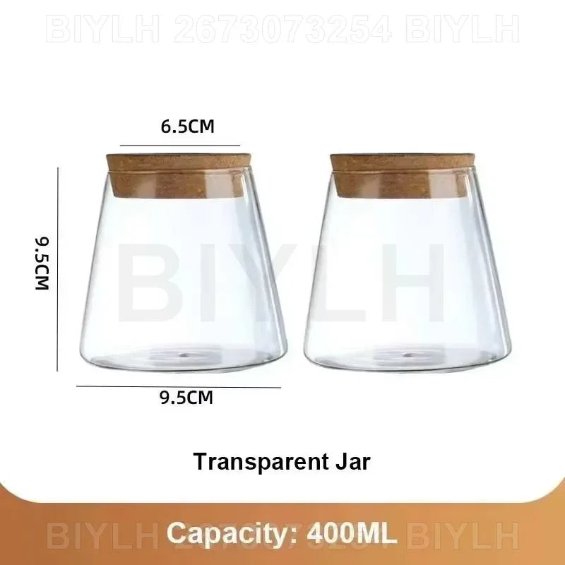 2/1 Pcs Hydroponic Plants Glass Flower Pots Home Decoration Transparent Small Vase Plant Pots With Base Tray Garden Accessories
