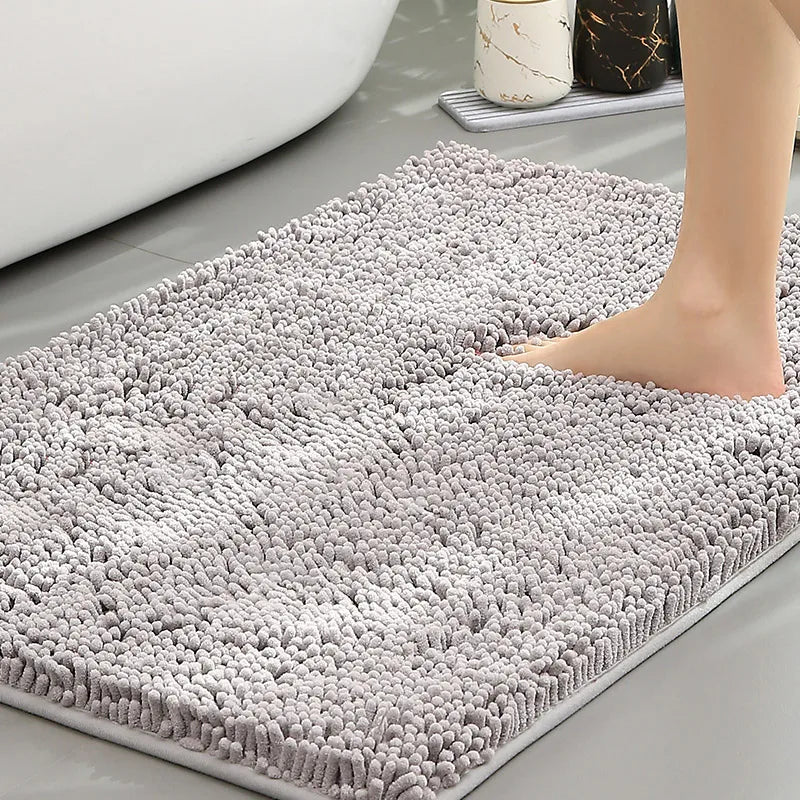 Bathroom mat Cheap chenille absorbent carpet bathroom bathtub room living room door bathroom absorbent pad
