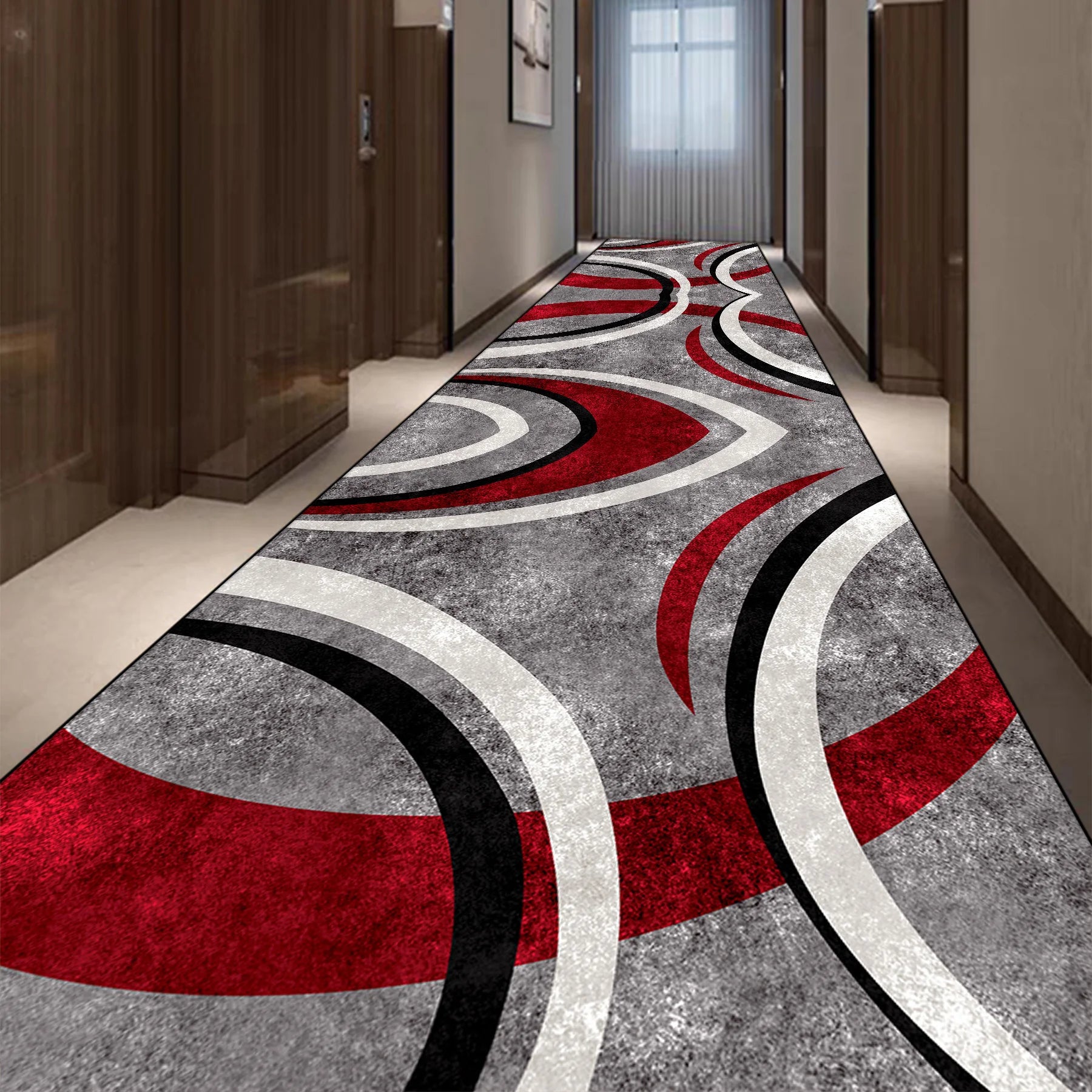Light Luxury Long Corridor Carpet Runner Washable Hallway Area Rugs Hotel Porch Entry Doormat Non-slip Stairway Floor Mats Ковер