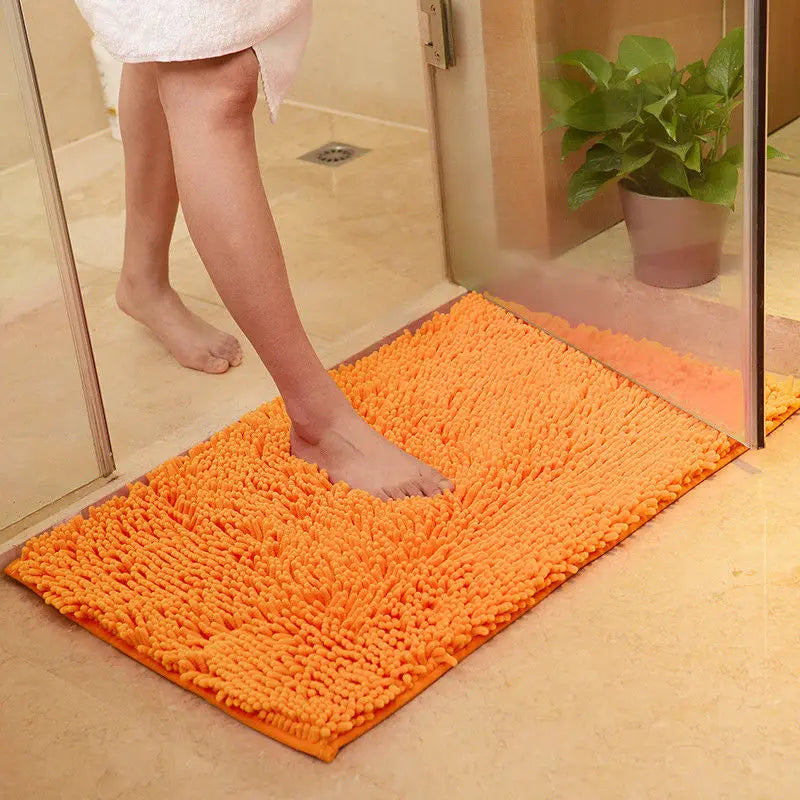 Bathroom mat Cheap chenille absorbent carpet bathroom bathtub room living room door bathroom absorbent pad