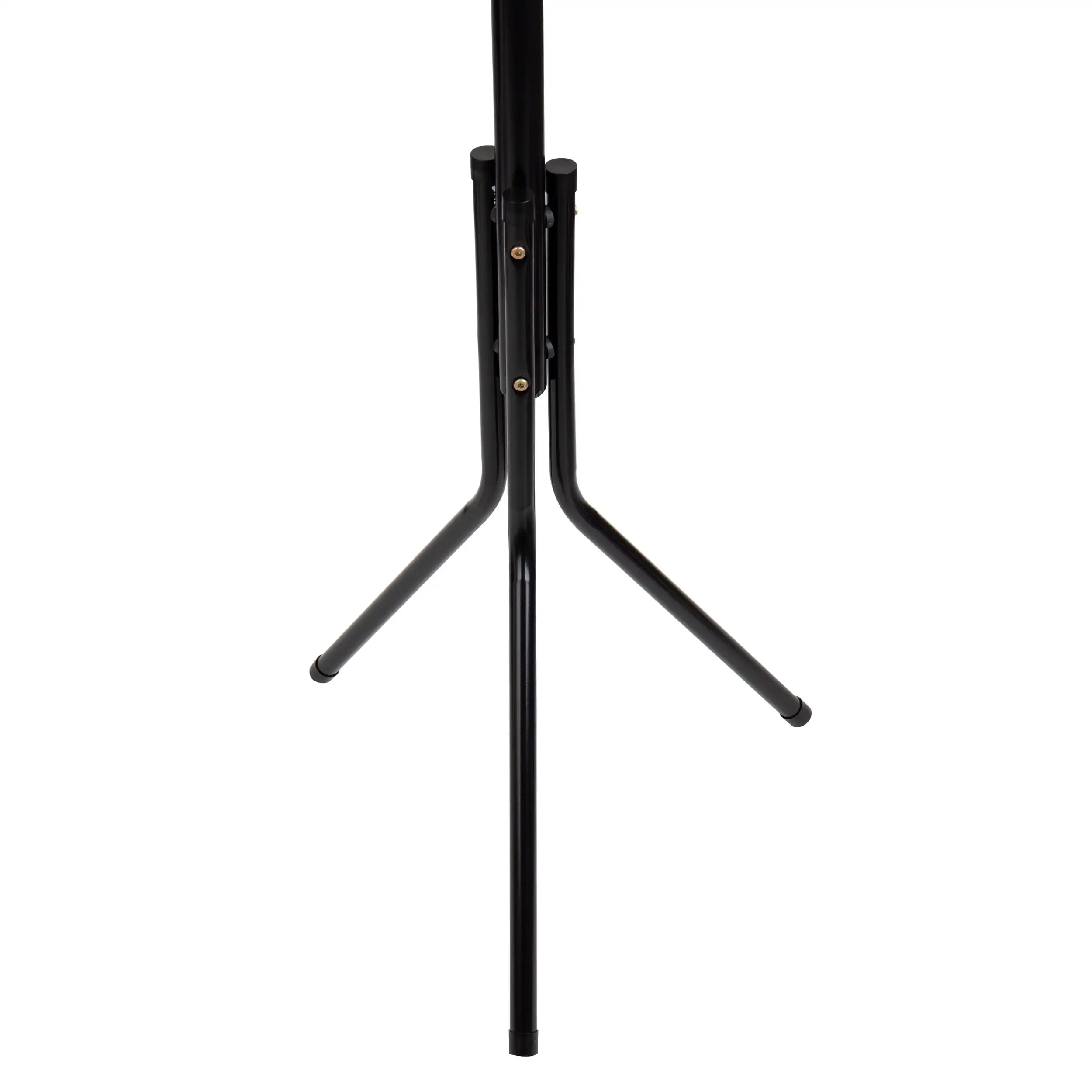 Freestanding Black Metal Coat Rack, Multi-Hook Organizer for Entryway, Office & Home Storage with Base