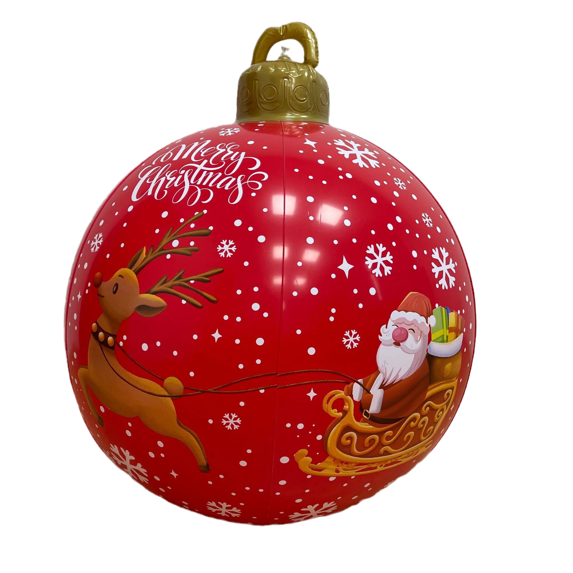 2026 Hot Sale Outdoor Christmas Inflatable Ball PVC Giant Large Balls Xmas Tree Decorations Holiday Party Yard Garden Ornament