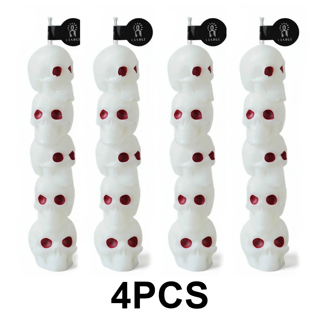 Halloween Aromatherapy Candle Set: Skull+Pumpkin+Bone Fingers   Horror Home Decoration Set  Limited Edition Gift