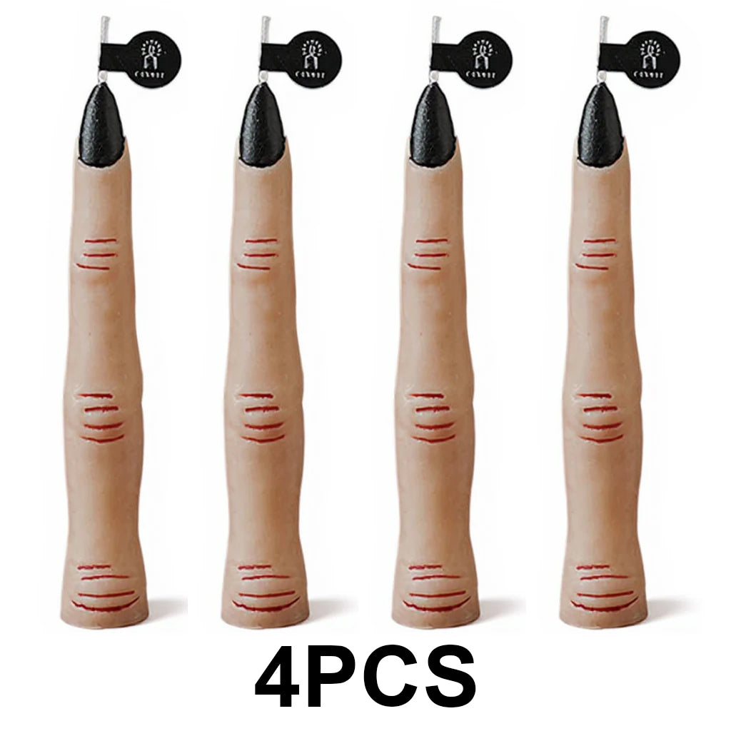 Halloween Aromatherapy Candle Set: Skull+Pumpkin+Bone Fingers   Horror Home Decoration Set  Limited Edition Gift