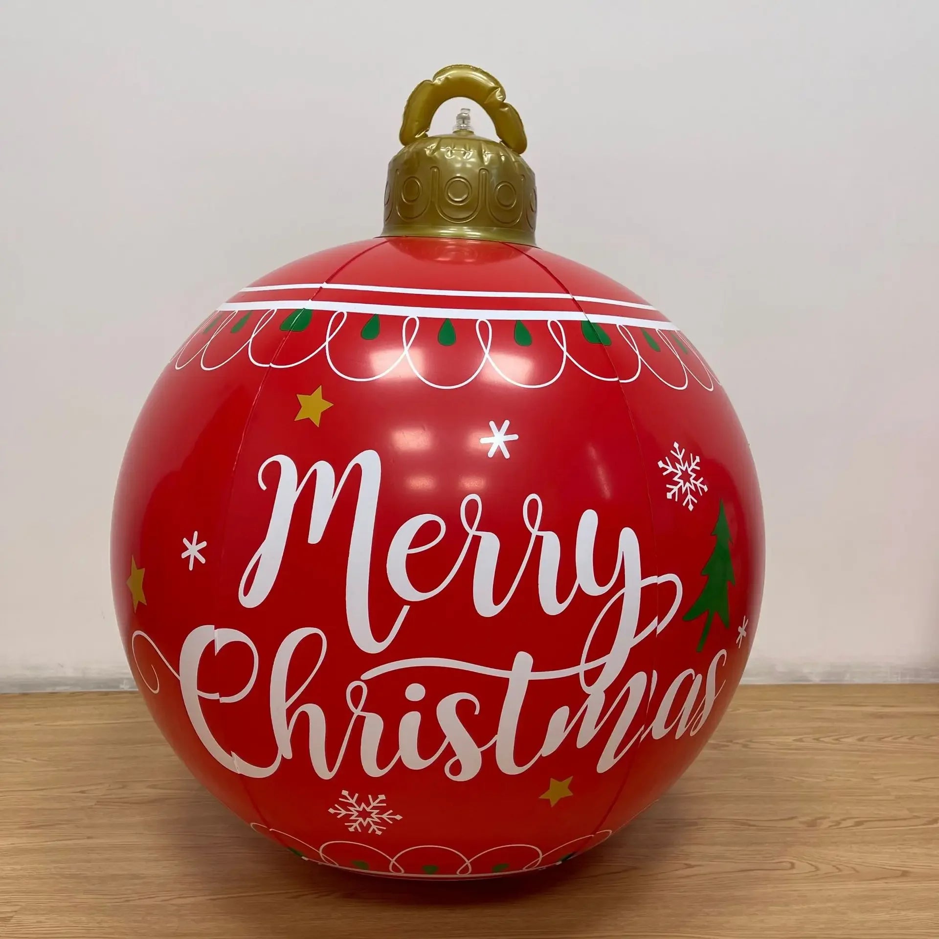 Durable Inflatable Christmas Ball Large Outdoor Holiday Decoration Festive Blow Up Ornament For Christmas Party Yard Event Setup