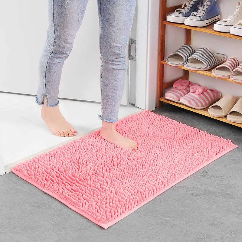 Bathroom mat Cheap chenille absorbent carpet bathroom bathtub room living room door bathroom absorbent pad