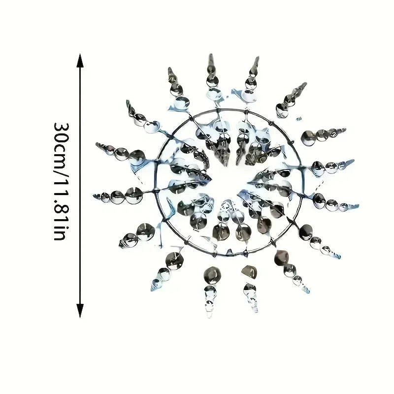 Unique Magical Metal Windmill 3D Wind Kinetic Sculpture Wind Catchers Outdoor Patio Decoration Wind Spinners For Outdoor Garden